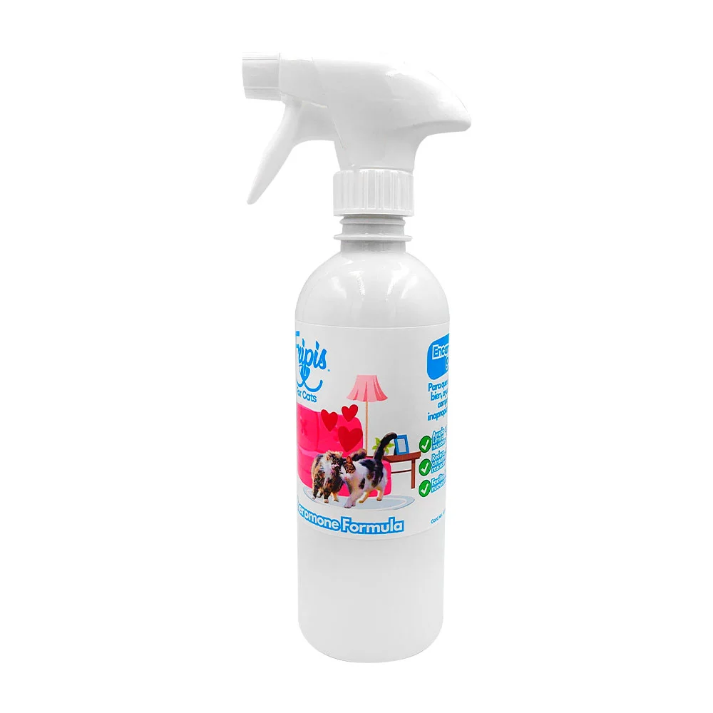 Spray encantador de gatos fripis con fórmula de feromonas, 500ml / 78…