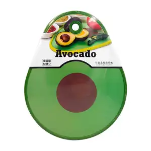 Tabla de plástico en forma de aguacate para cortar alimentos / avocad…