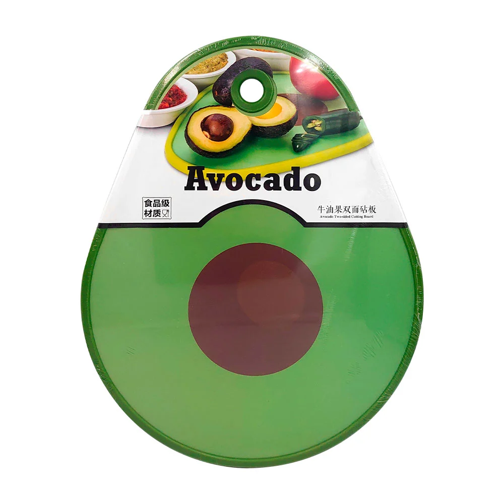 Tabla de plástico en forma de aguacate para cortar alimentos / avocad…