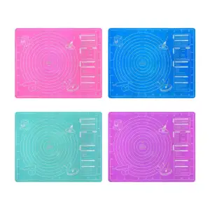Tapete / alfombrilla medidora de silicona para amasar, 50x40cm, vario…