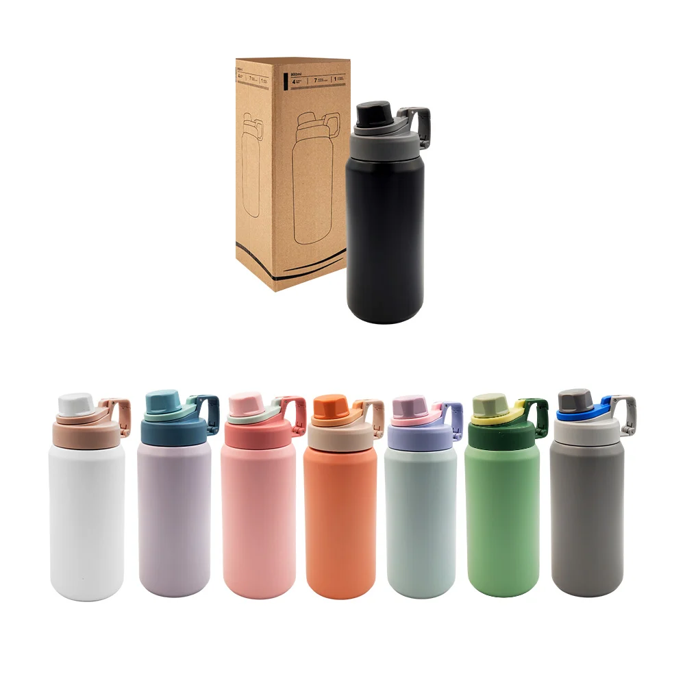 Botella termo de acero inoxidable con gancho tipo llavero y capacidad…
