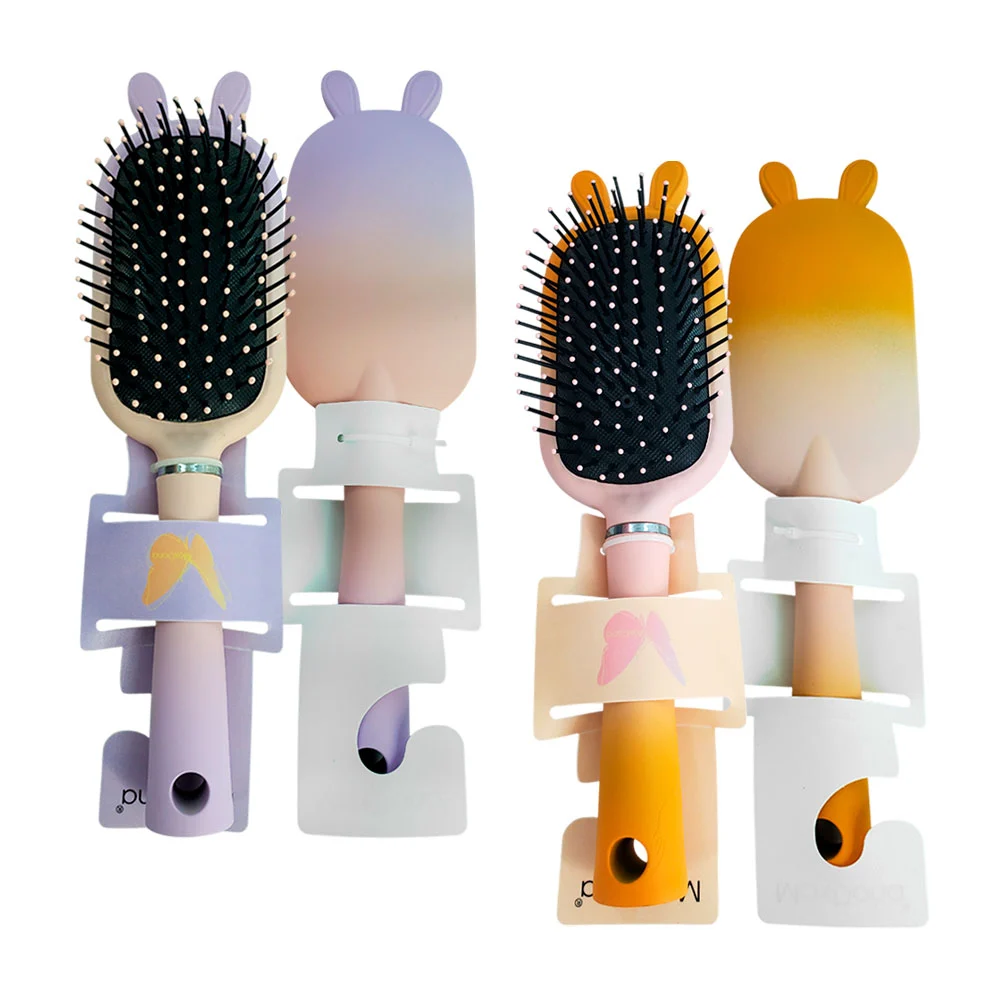 Cepillo ovalado bicolor con orejas maxdona para el cabello, variedad …