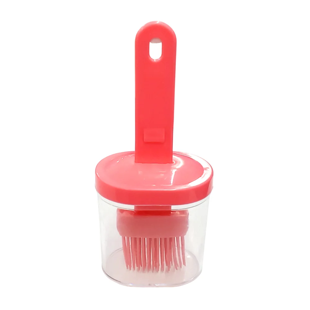 Juego de recipiente y brocha de silicona para untar aceite o salsa / …