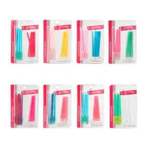 Paquete con 6 cepillos para pestañas y cepillos microbrush, variedad …