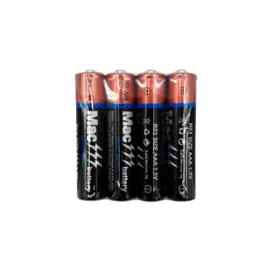 Blíster con 4 pilas / baterías mac battery triple aaa, heavy duty / r…