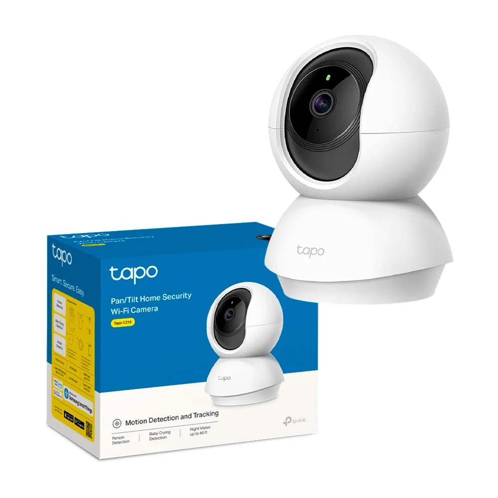 Cámara de seguridad inteligente tapo de 2mp con calidad 2k y visión n…