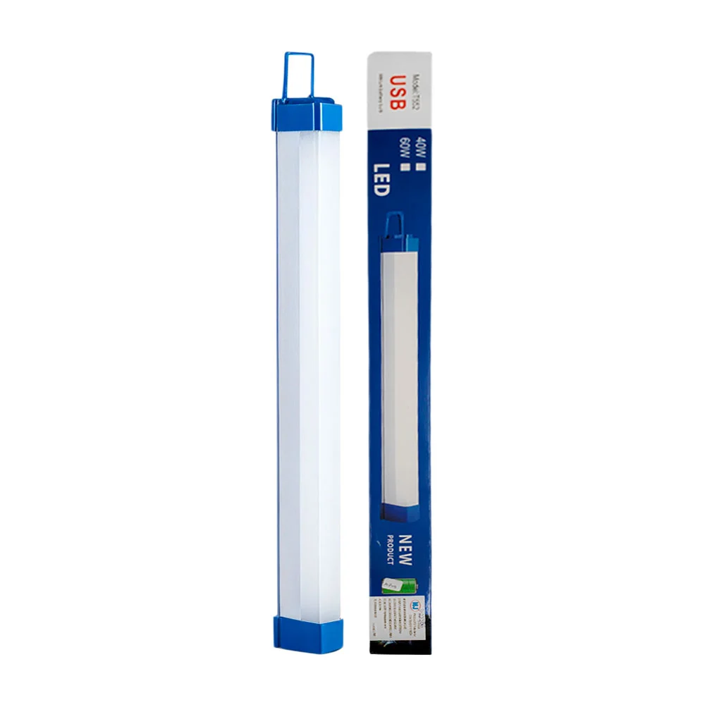 Lámpara de emergencia de 40w recargable, con 3 modos, imán y agarrade…