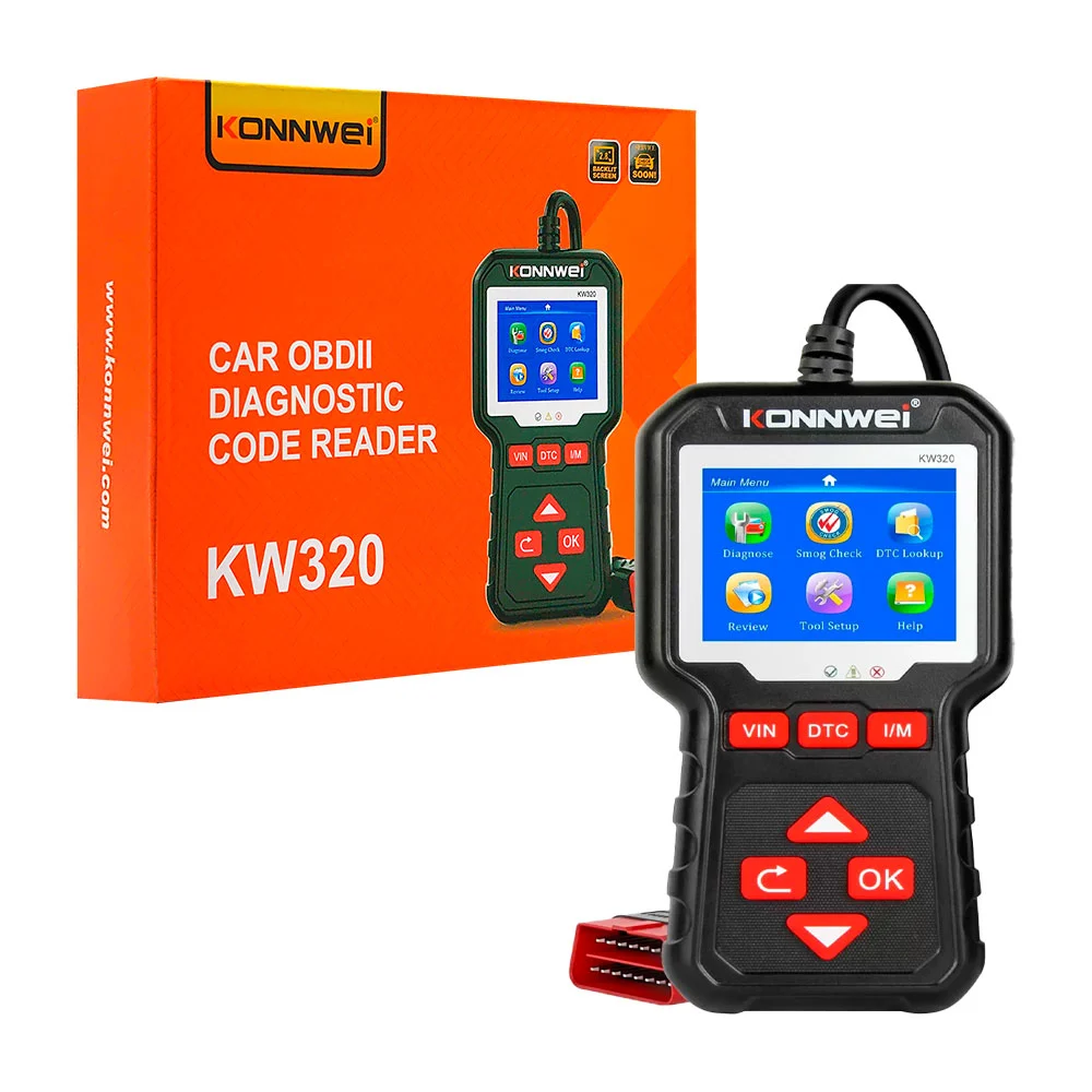 Scanner detector de diagnóstico para el carro / code reader / kw320