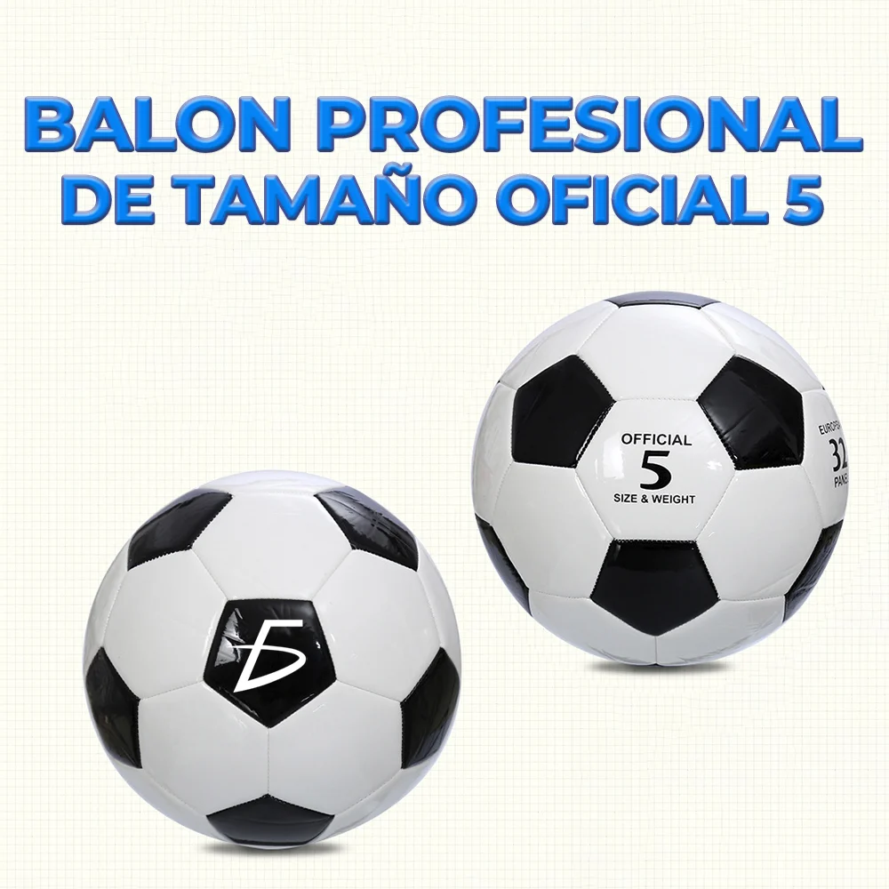 Balón ele-gate de fútbol clásico cosido #5, variedad de colores / dep…