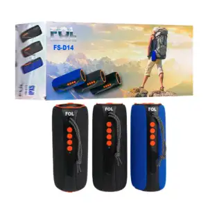 Bocina cilíndrica bluetooth fol de 2.1 pulgadas con radio fm, protecc…