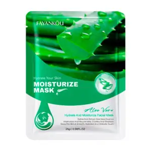 Mascarilla facial con extracto de aloe vera para una piel suave e hid…