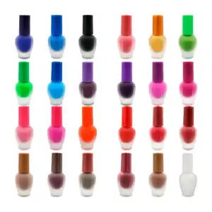 1pz mini esmalte para uñas de 8ml con acabado mate, variedad de tono