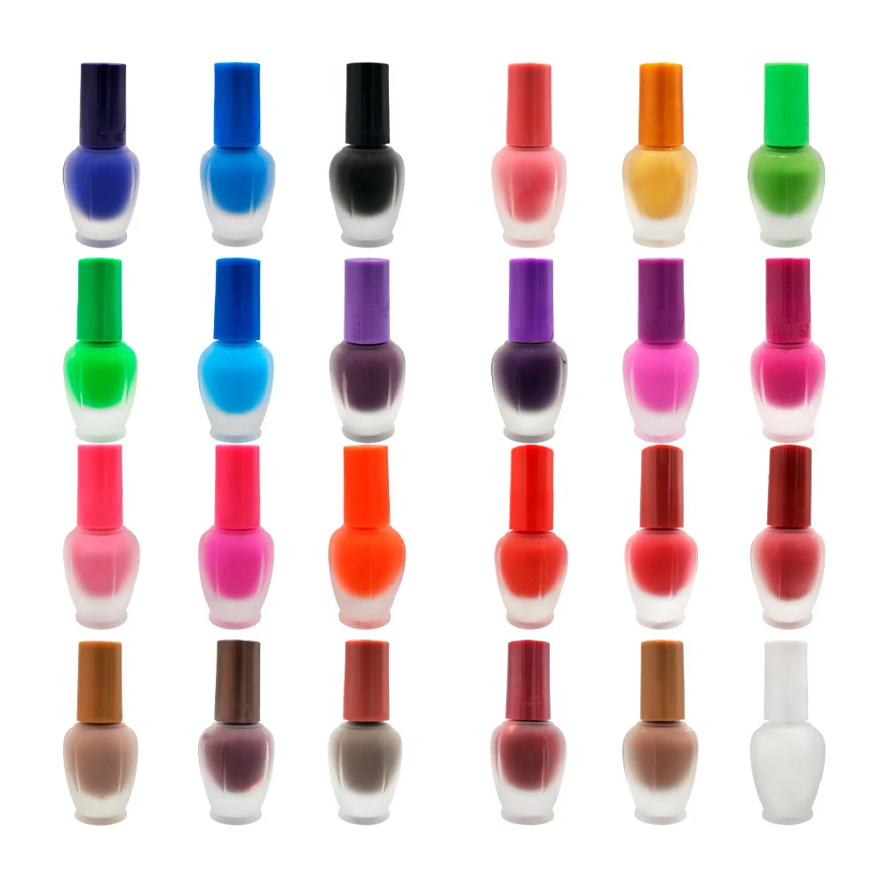 1pz mini esmalte para uñas de 8ml con acabado mate, variedad de tono