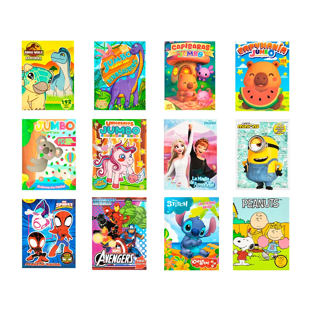 Libro para colorear de 192 hojas páginas para realizar actividades y …
