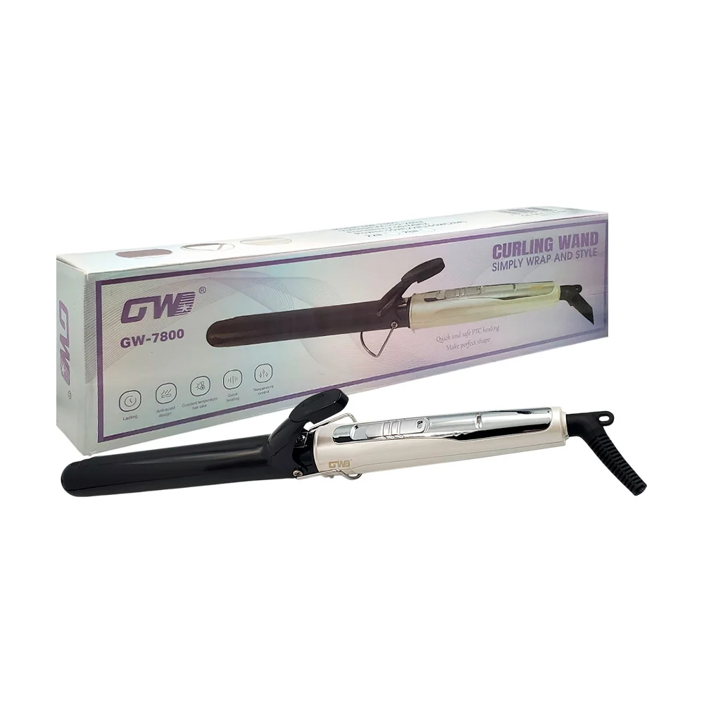 Tenaza rizadora gw con control de temperatura para el cabello, 240v /…