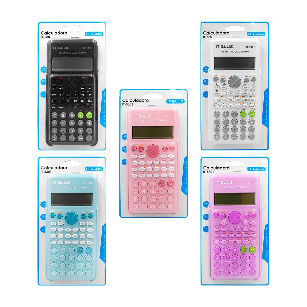Calculadora científica electrónica it blue con 10 dígitos, variedad d…