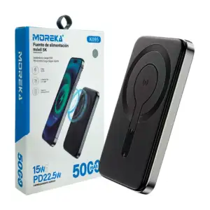 Power bank magnética de 5000mah, carga rápida 15w y 22.5w en puertos …