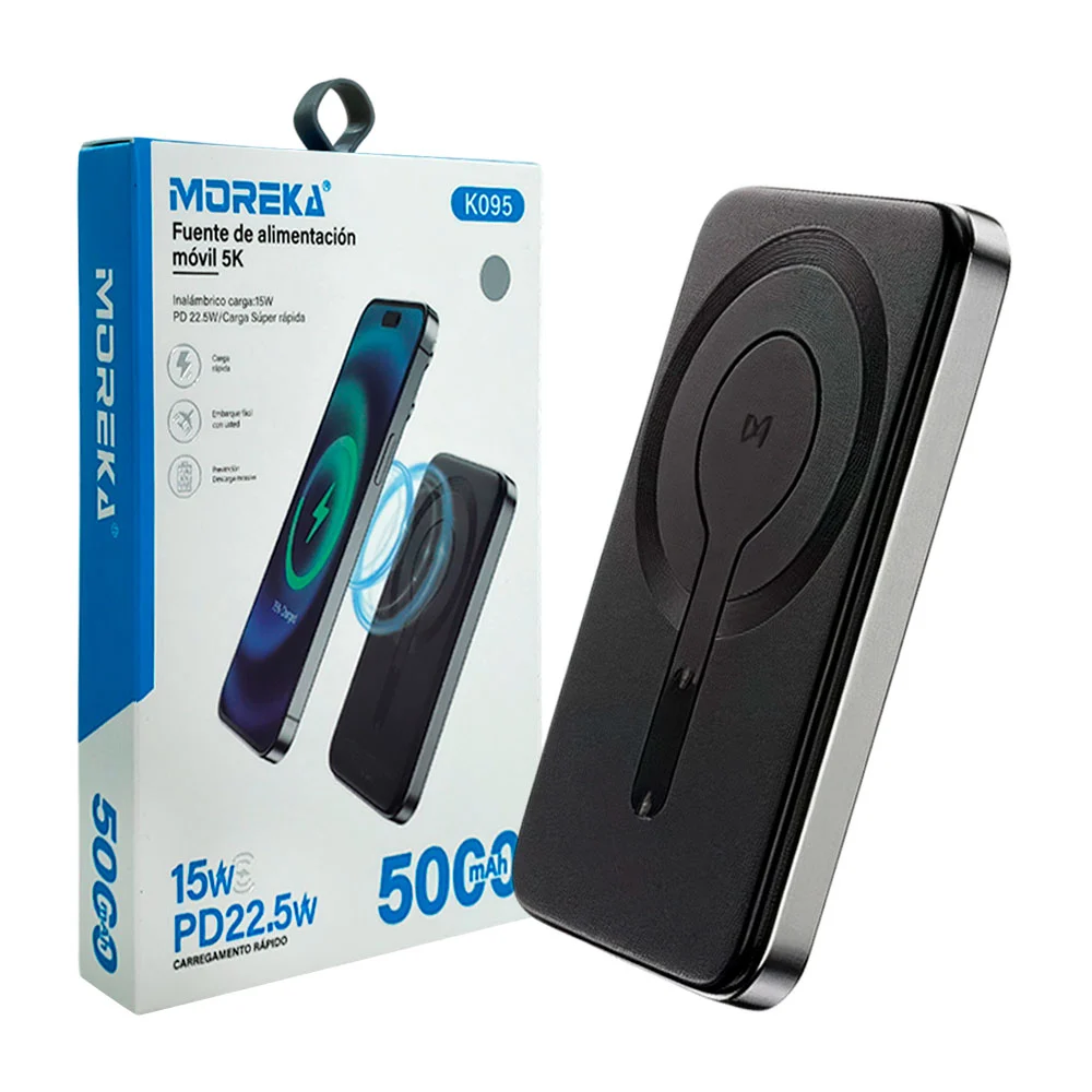 Power bank magnética de 5000mah, carga rápida 15w y 22.5w en puertos …