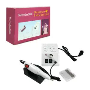 Esmeril pulidor para manicure y pedicure + estuche con repuestos de l…