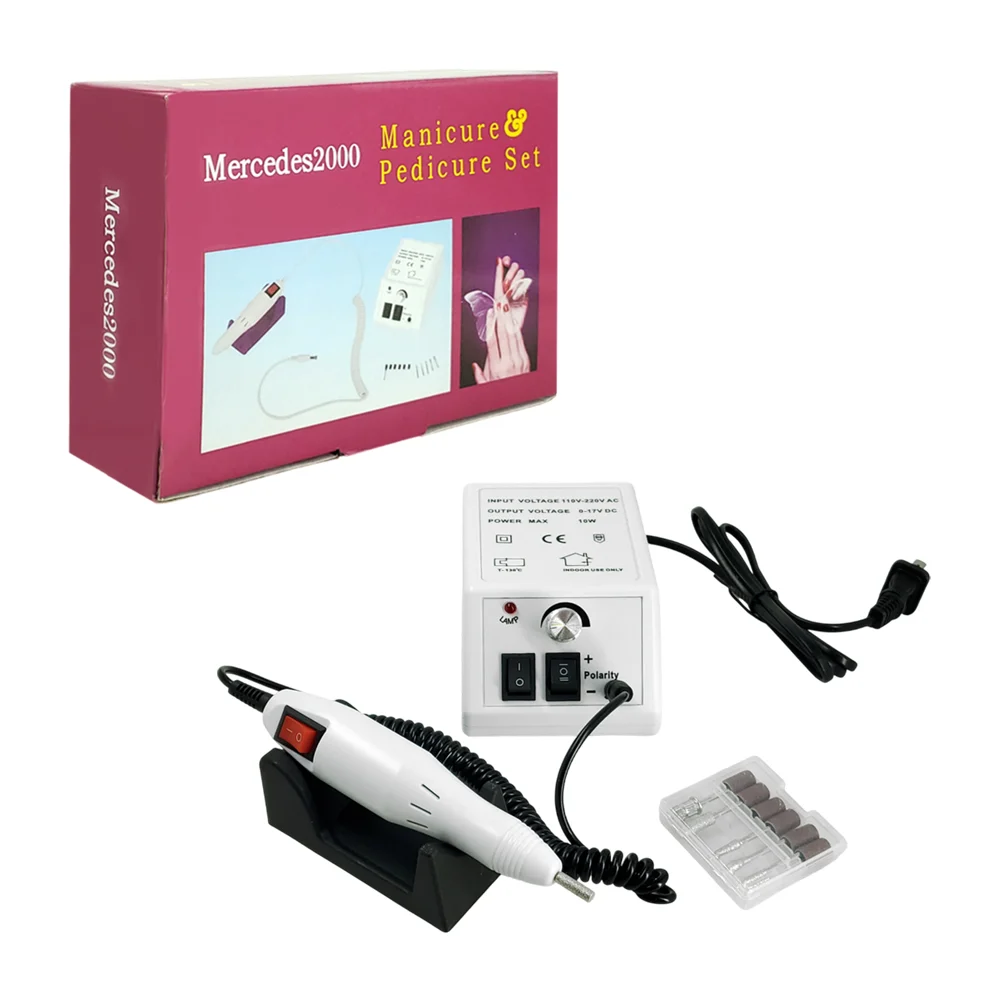 Esmeril pulidor para manicure y pedicure + estuche con repuestos de l…