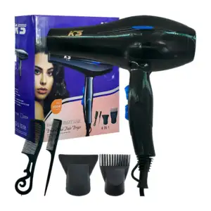 Secadora de cabello, 3000w con 2 cabezales y 2 peines, temperatura co…
