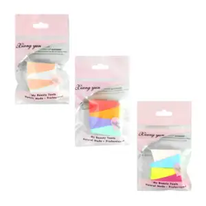 Paquete con 4 mini esponjas quesitos para aplicar maquillaje, varios …