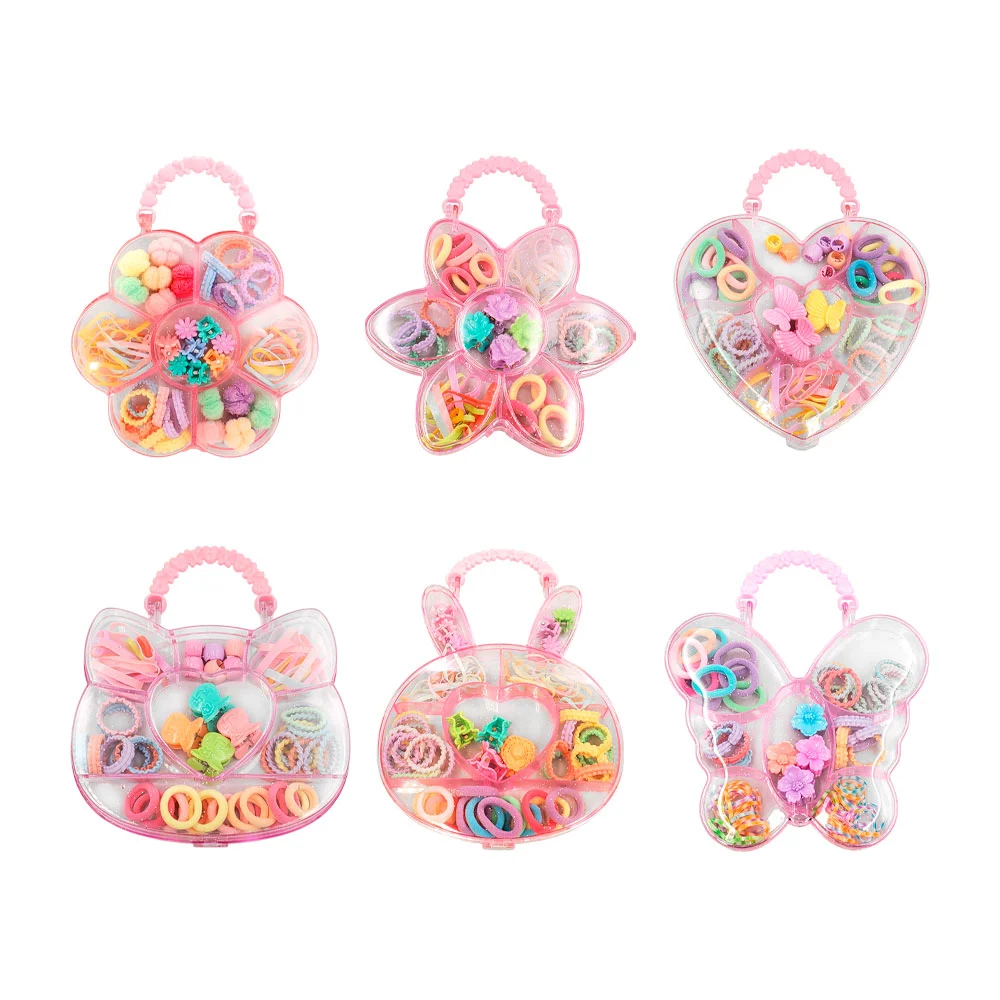 Estuche de 7-8 compartimentos con accesorios para peinado, variedad d…