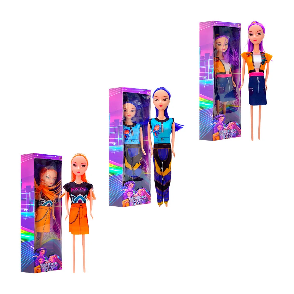 Muñeca fashion happy doll de 30 cm, variedad de modelos / lu2461