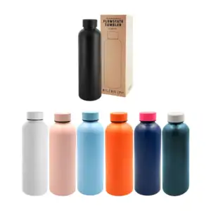 Botella termo de acero inoxidable, cierre hermético, 25oz-750ml, vari…