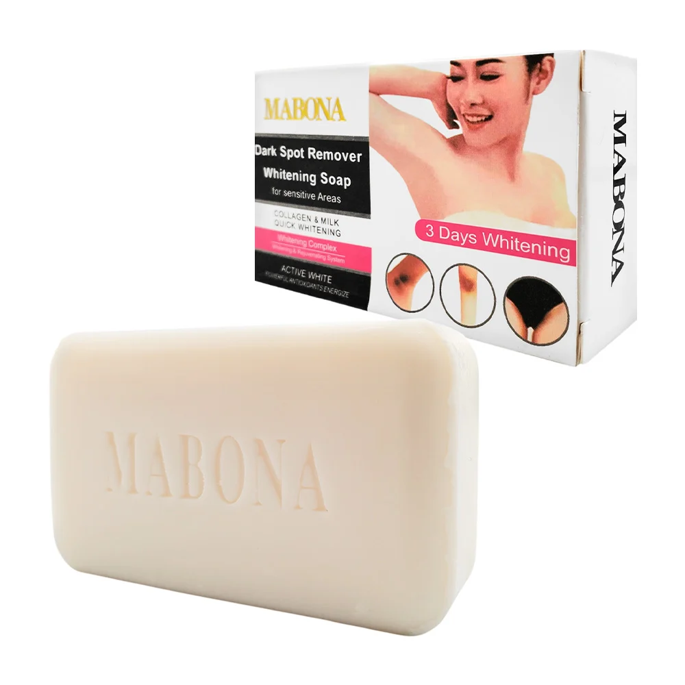 Jabón aclarante mabona con extracto de leche y colágeno, 100g / mb6624