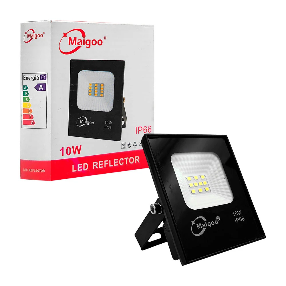 Lámpara reflector de 10w ip66, ángulo 120 grados, brillo smd led / mg…