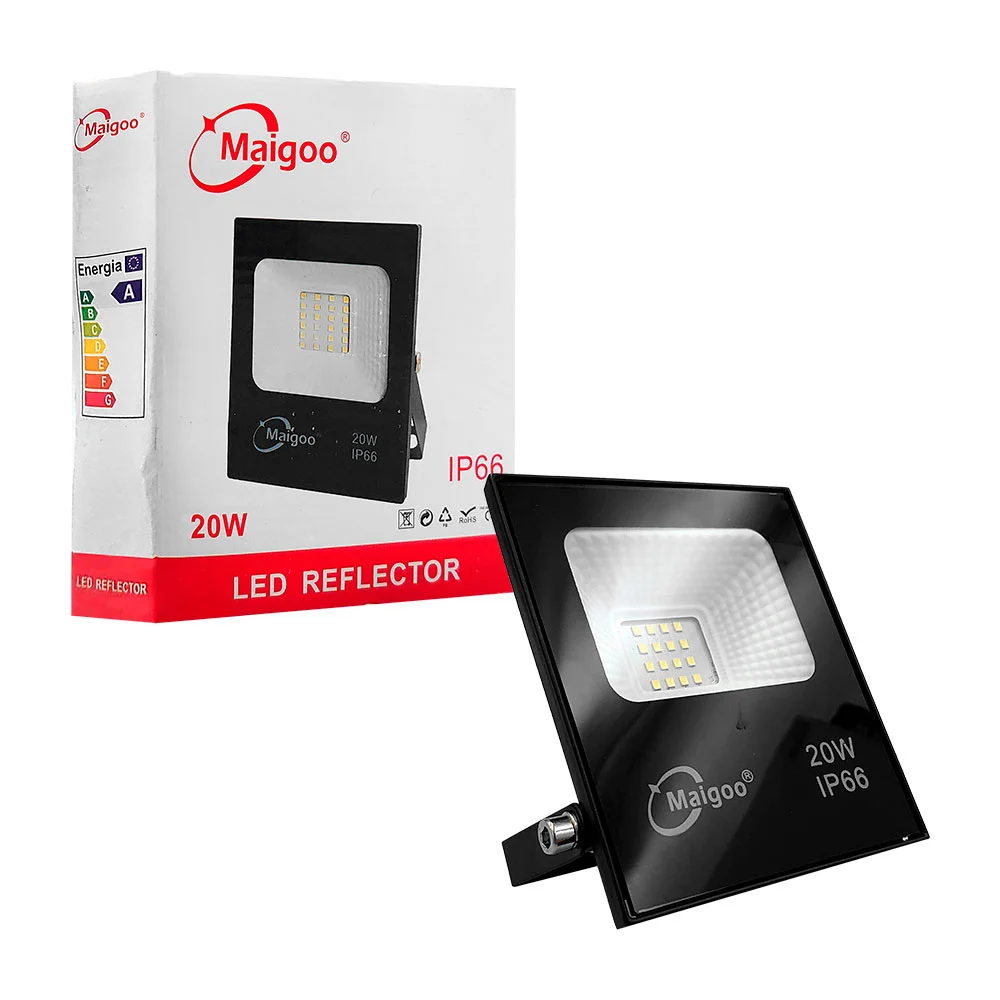Lámpara reflector de 20w ip66, angulo hasta 120 grados, brillo smd le…