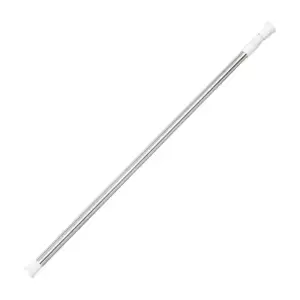 Tubo cortinero ajustable metálico, de 70cm hasta 120cm