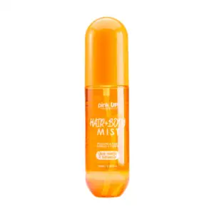 Perfume pink up para el cuerpo y cabello aroma coco, vainilla y caram…