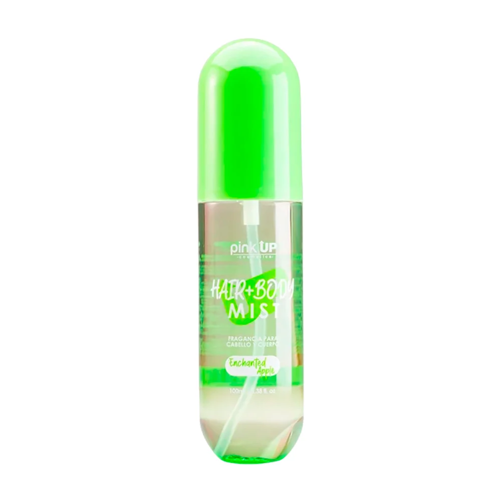 Perfume pink up para el cuerpo y cabello aroma enchanted apple, 100ml…