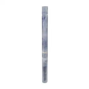 Rollo de papel tapiz con diseño marmoleado en tono azul y 60cm de anc…