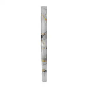 Rollo de papel tapiz con diseño marmoleado gris con tono dorado y 60c…