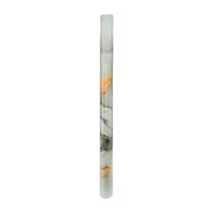 Rollo de papel tapiz marmoleado en color verde y tonos dorados, 60cm …