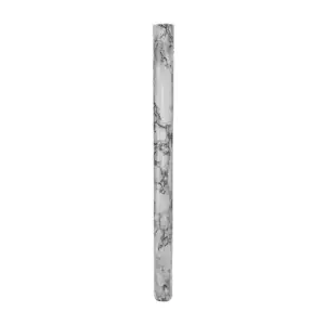 Rollo de papel tapiz con diseño marmoleado color gris y negro, 60cm d…