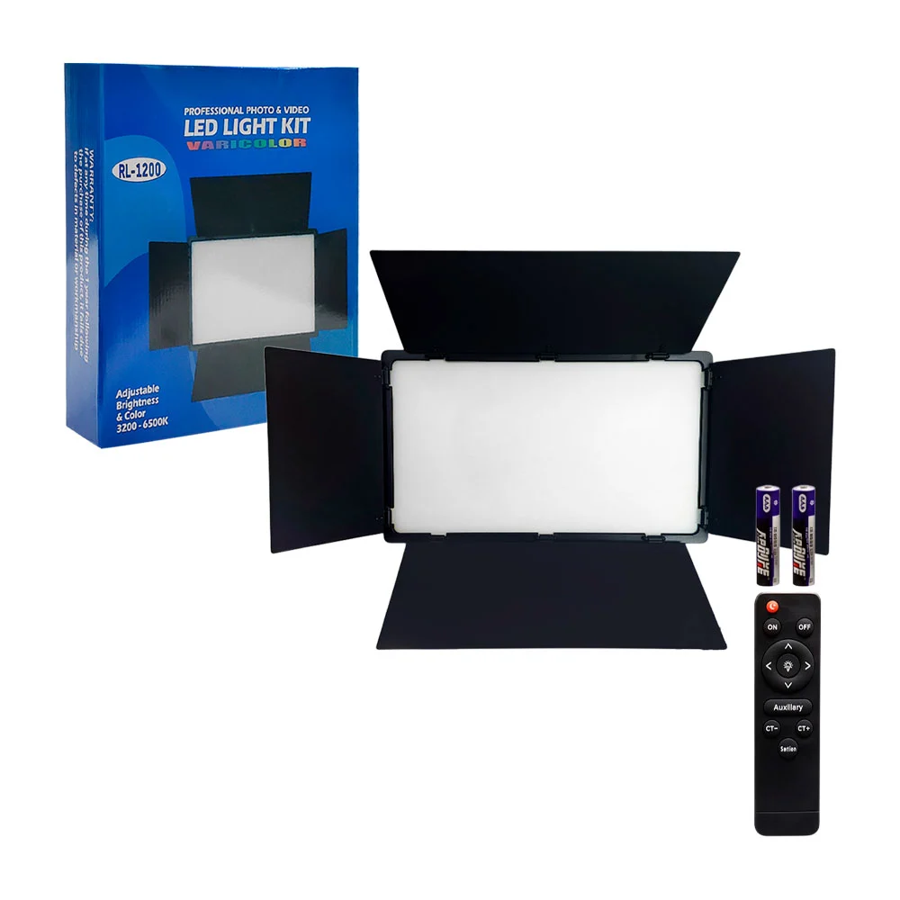 Lampara led yisen rgb profesional para fotografía + control remoto