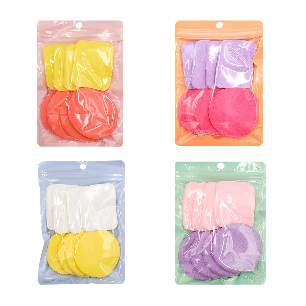 Paquete con 8 esponjas aplicadoras de maquillaje, variedad de colores