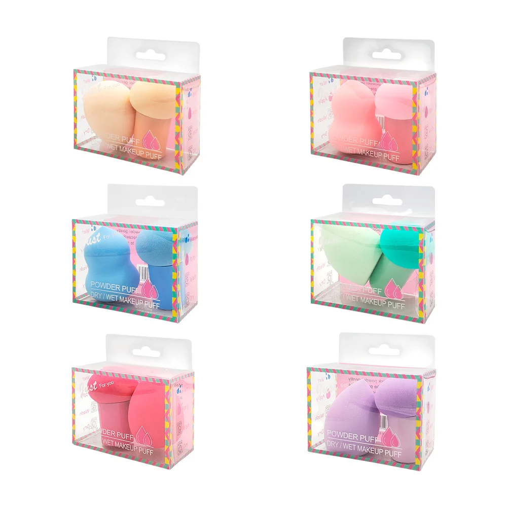 Paquete con 2 esponjas aplicadoras de maquillaje, varios colores / 10…