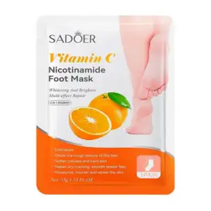 Mascarillas para los pies con vitamina c para hidratar y blanquear / …