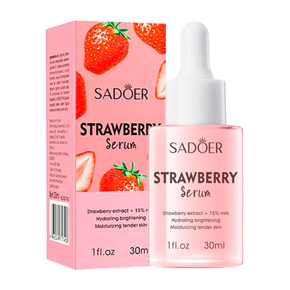 Serum facial con extracto de fresa, purificante y limpiador, 30ml / s…