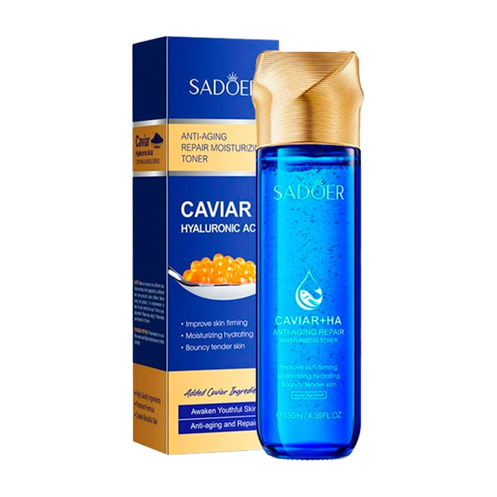 Tónico facial con ácido hialurónico y caviar, suavizar e hidratar la …
