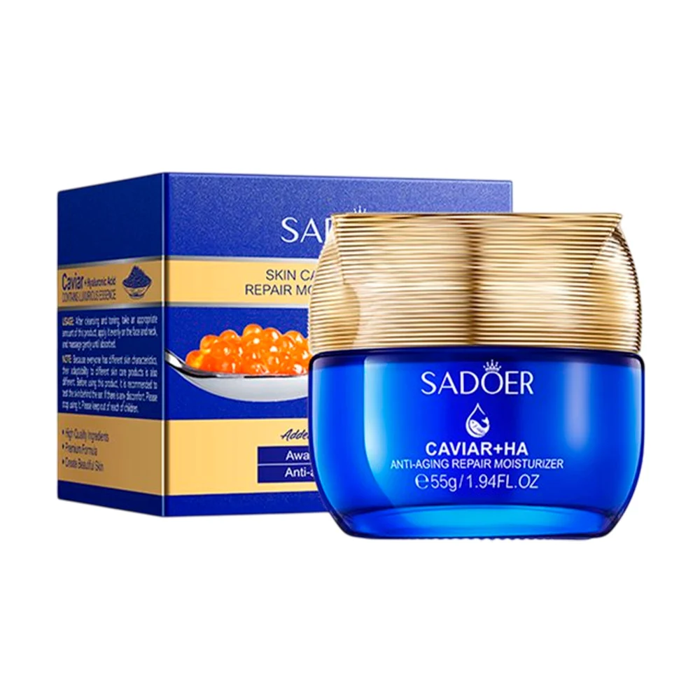 Crema con ácido hialurónico y caviar, antiarrugas y reparación de la …