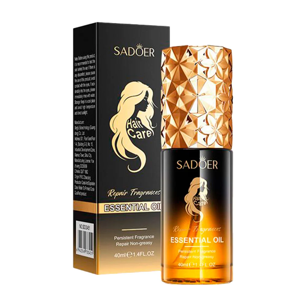 Aceite para el cabello, efecto reparador, cabello fuerte y largo, 40m…