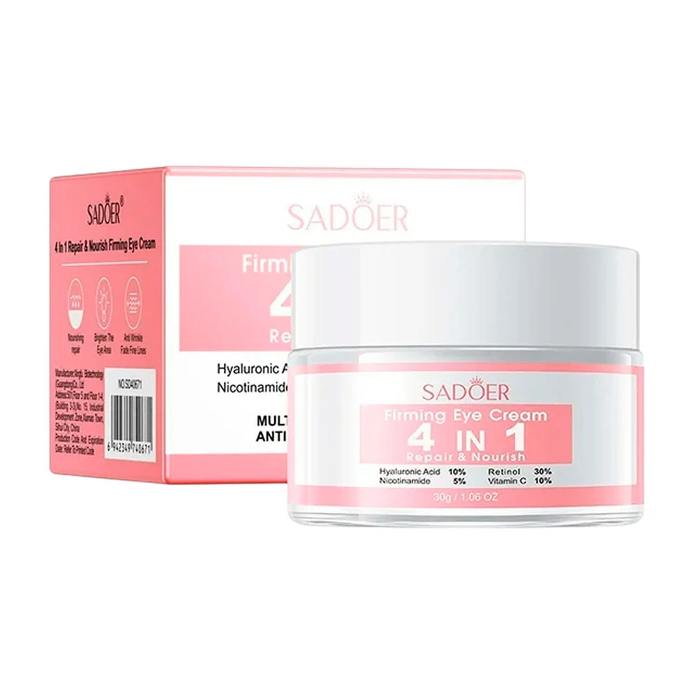 Crema facial reparadora 4 en 1, extracto de vitamina c-e, ácido hialu…