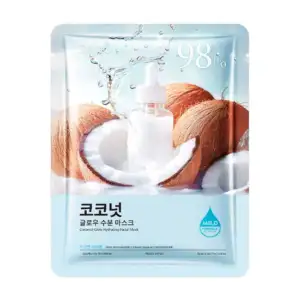 Mascarilla facial hidratante con extracto de coco para mejorar la pie…