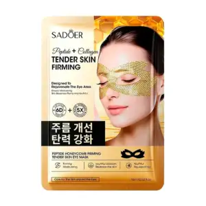 Mascarilla hidratante en antifaz con péptidos y colágeno para rejuven…